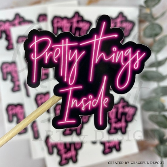 Pretty Things Inside - 2” Stickers (96ct) [GD6-96] - Picture 1 of 3